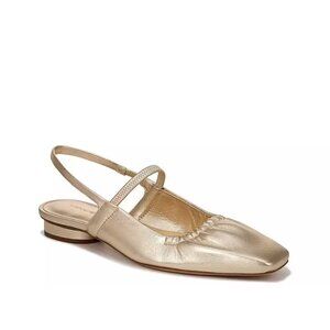 VINCE Venice champagne leather flats shoes size 8